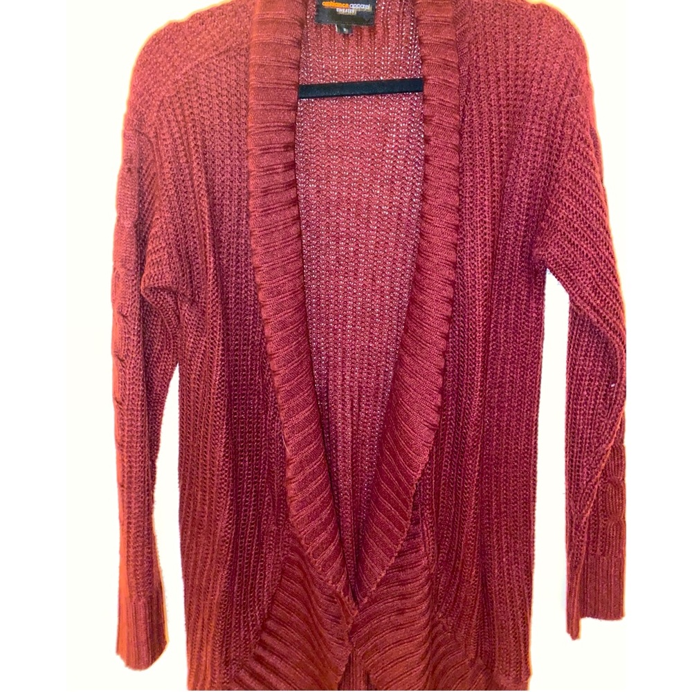 Maroon Cardigan